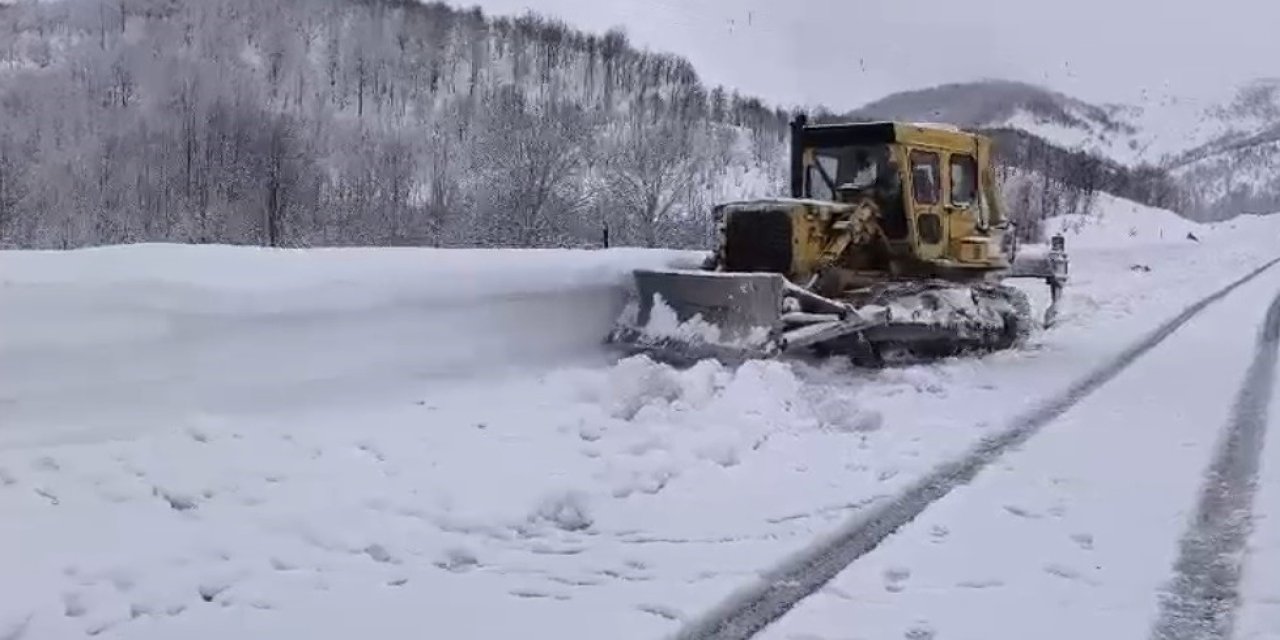 Tunceli’de 58 köy yolu kapalı