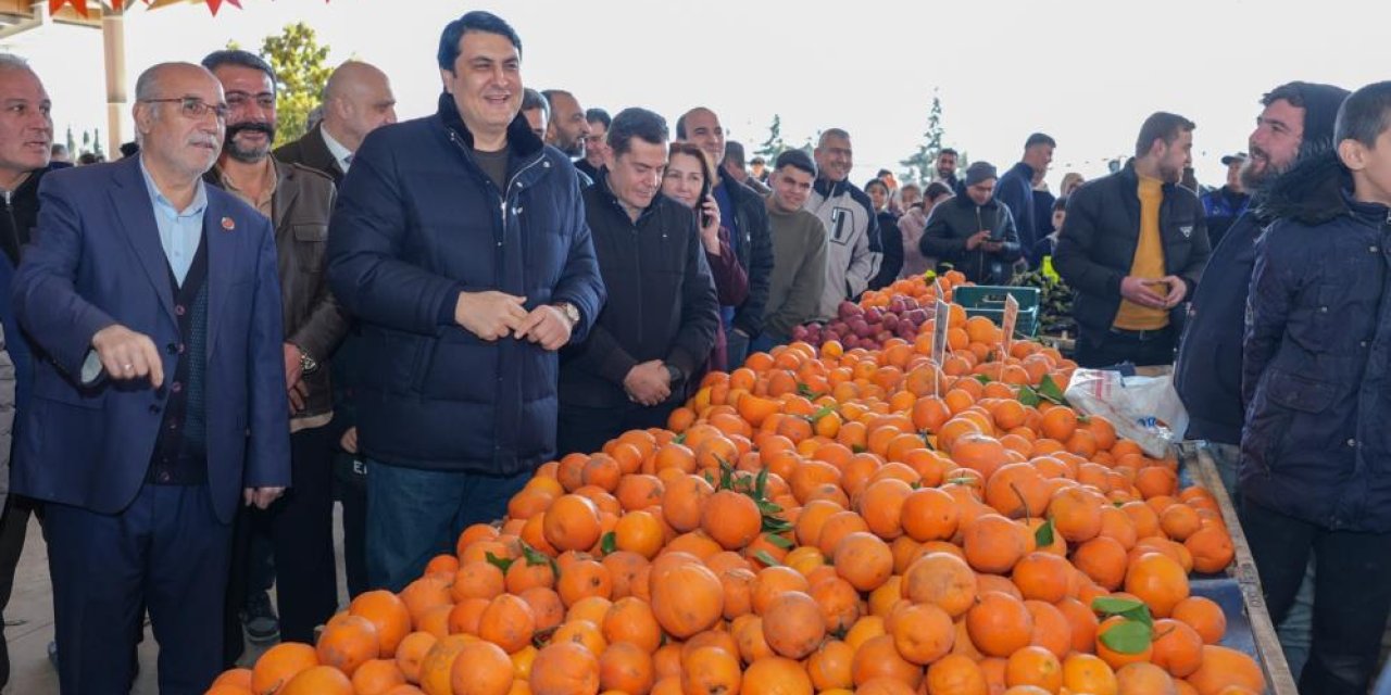 Hacıbaba pazar yeri vatandaşla buluştu