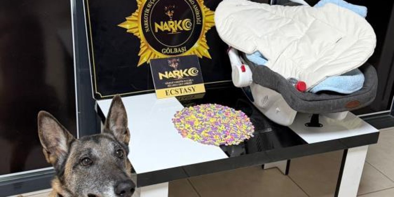 Bebek pusetinde 757 adet uyuşturucu hap ele geçirildi