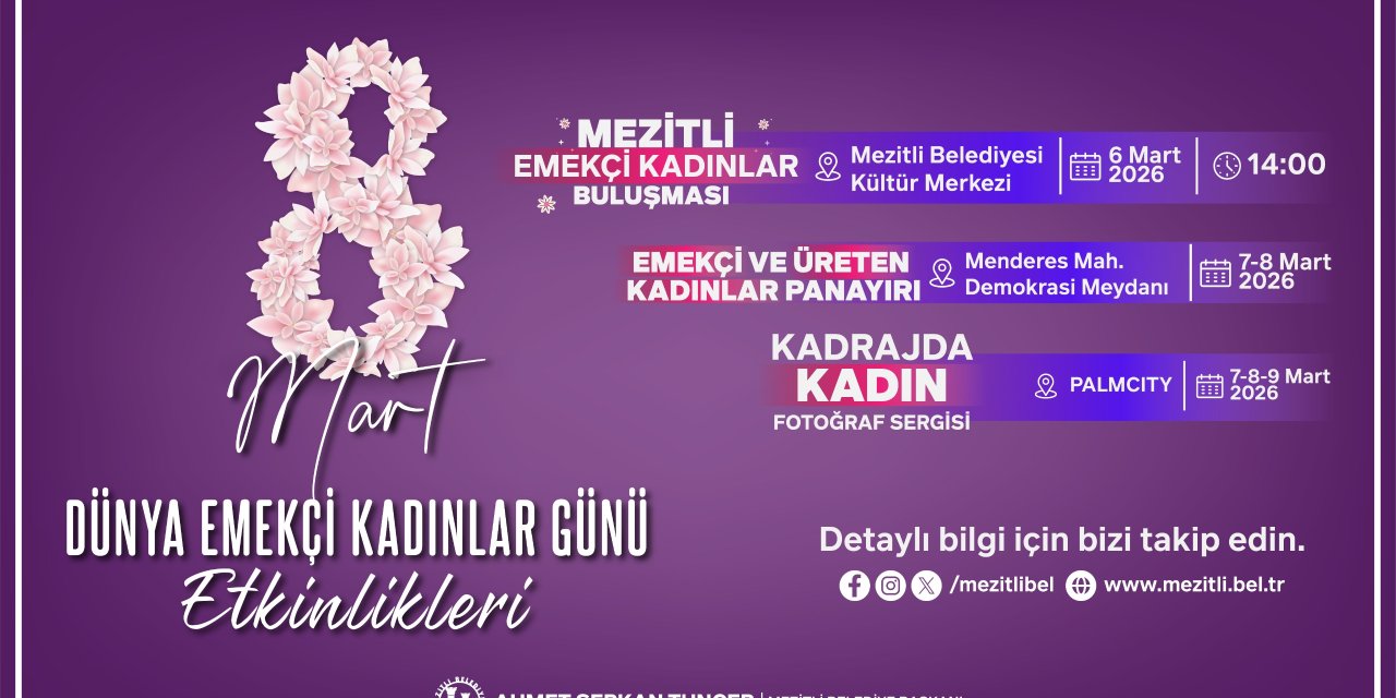 Mezitli Belediyesi’nden emekçi kadınlara özel program