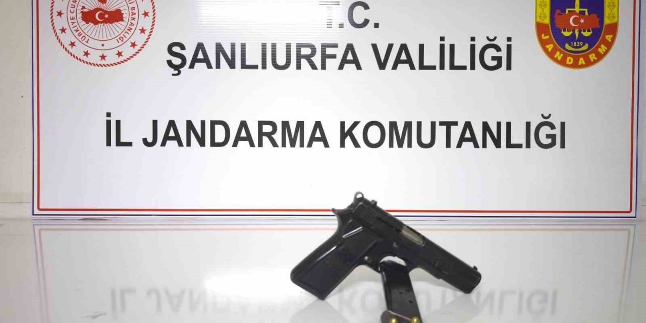 Şanlıurfa’da 3 adet ruhsatsız silah ele geçirildi