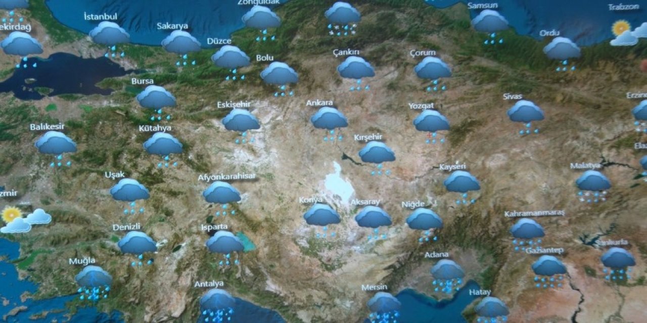 Meteoroloji Genel Müdürlüğü duyurdu: Bayram boyunca ülke genelinde yağışlı hava hakim olacak
