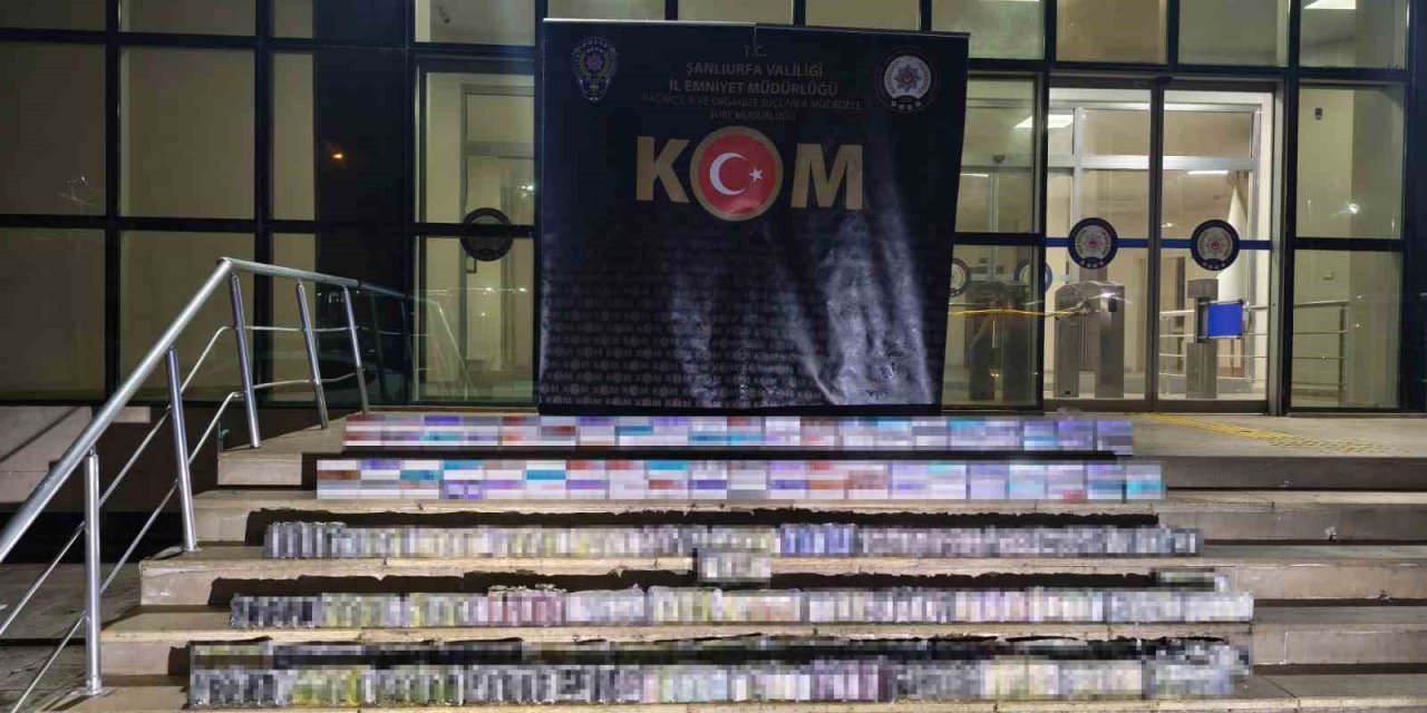 Şanlıurfa’da 1milyon 200 bin lira civarında elektronik sigara ele geçirildi