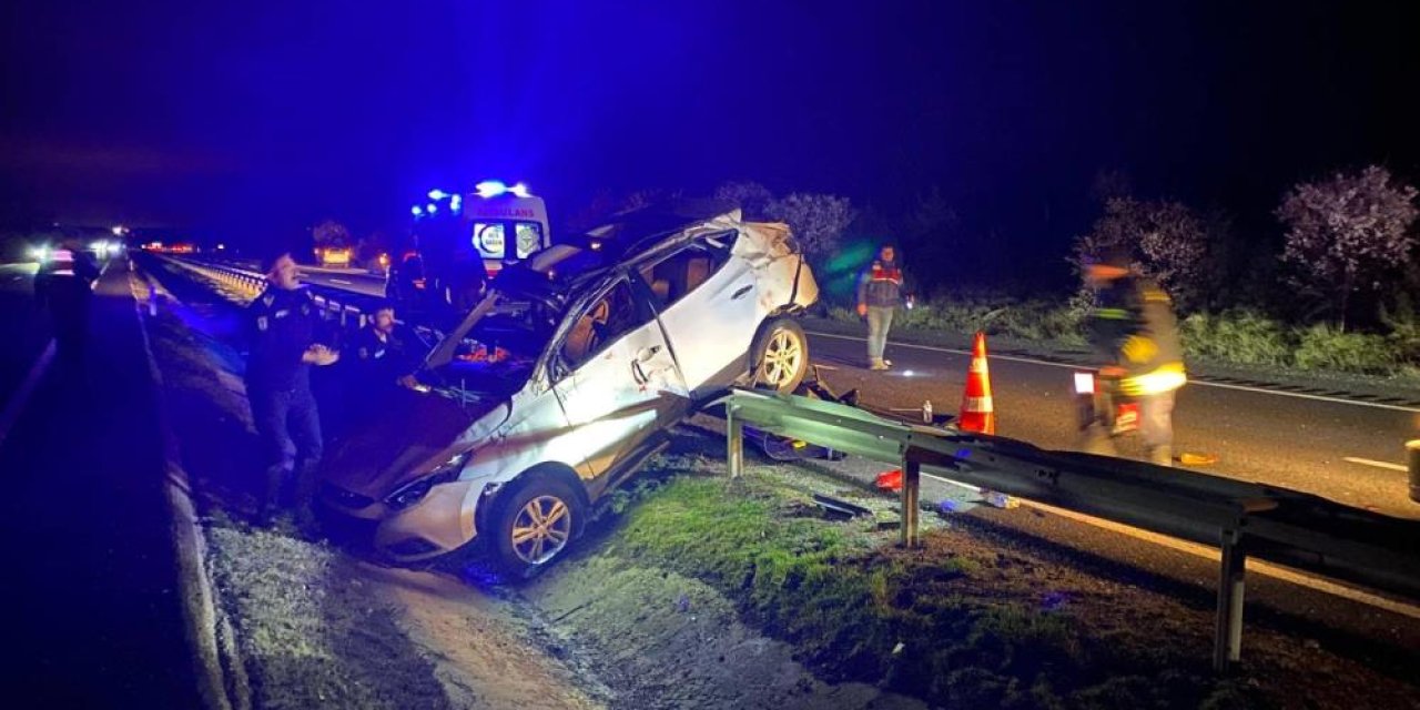 Ankara-Eskişehir yolunda  korkunç kaza: 2 ölü, 4 yaralı