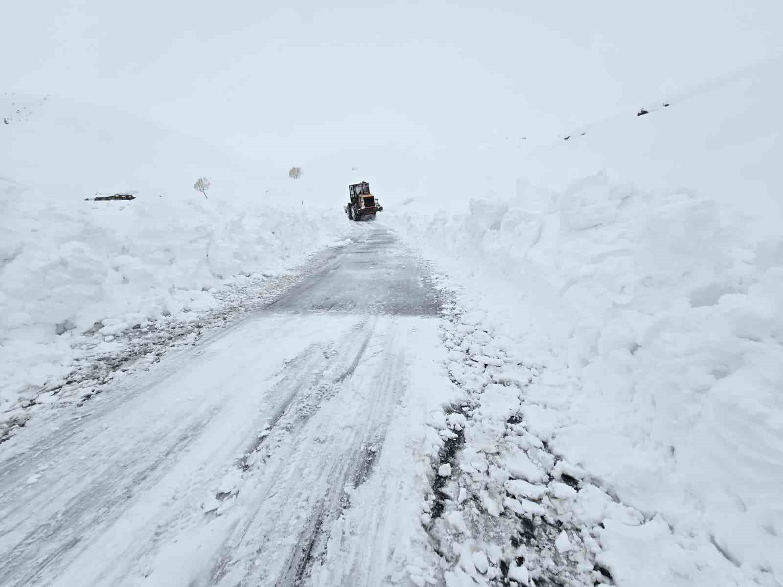Hakkari’de çok sayıda köy ve mezra yolu ulaşıma kapalı