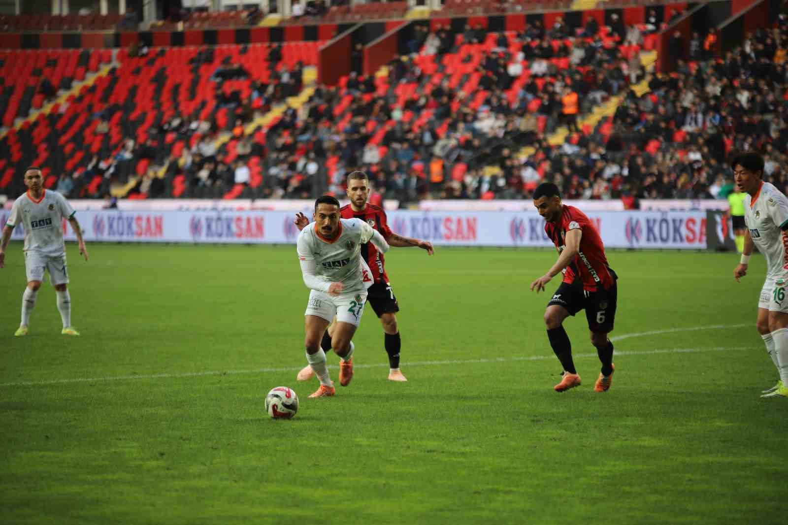Gaziantep FK: 1 - Corendon Alanyaspor: 1