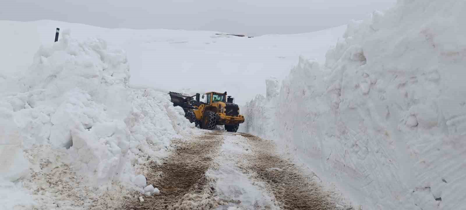 Hakkari’de ulaşıma kar engeli 46 yerleşim yolu kapandı