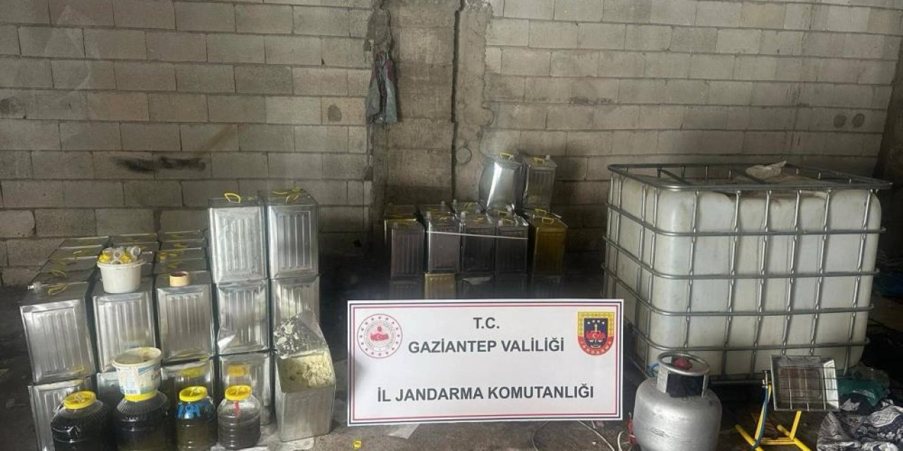 Gaziantep'te dev operasyon binlerce litre sahte zeytinyağı ele geçirildi