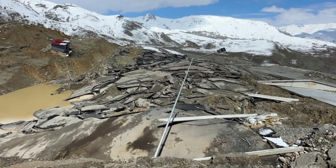Hakkari'de tüyler ürperten görüntü