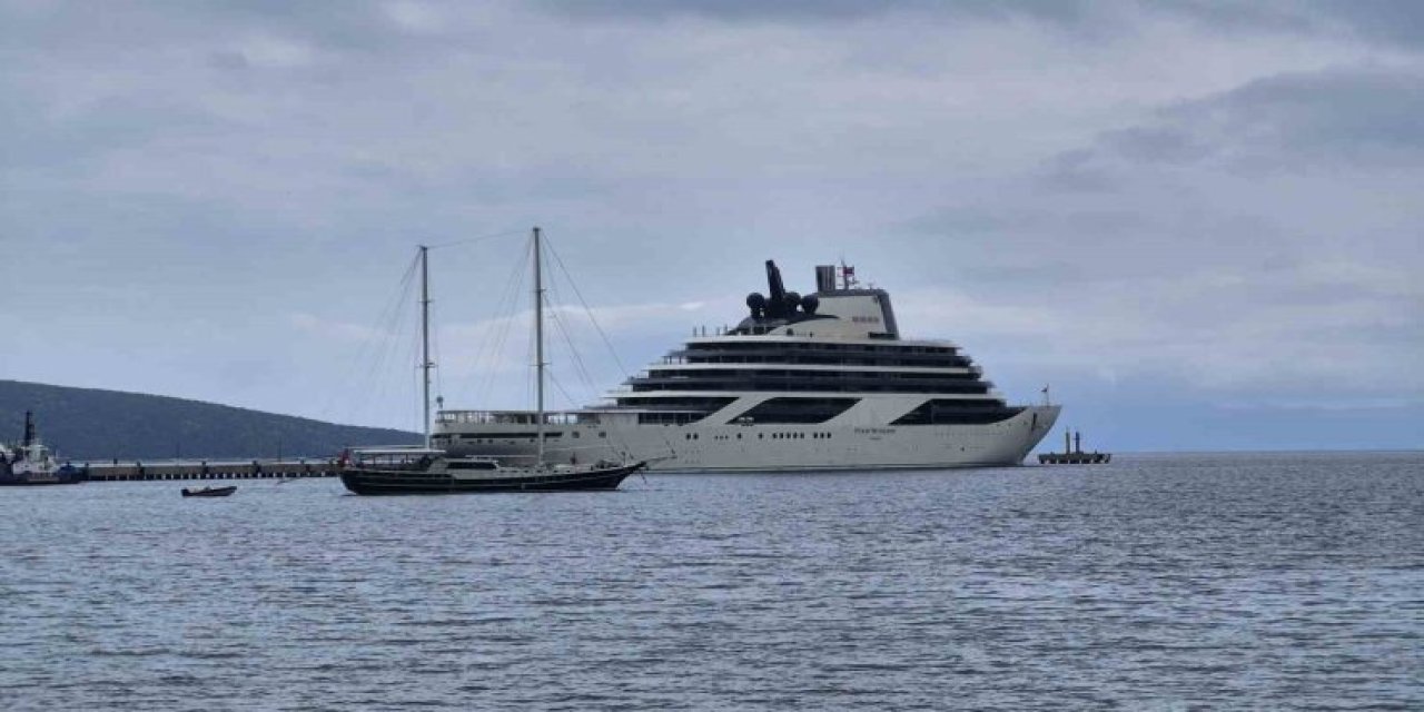 Malta bayraklı 400 milyon avroluk gemi Bodrum’a geldi