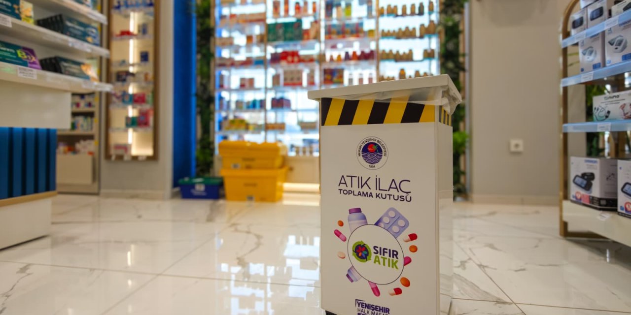 Yenişehir’de İlaçlar çöpe değil, kutulara