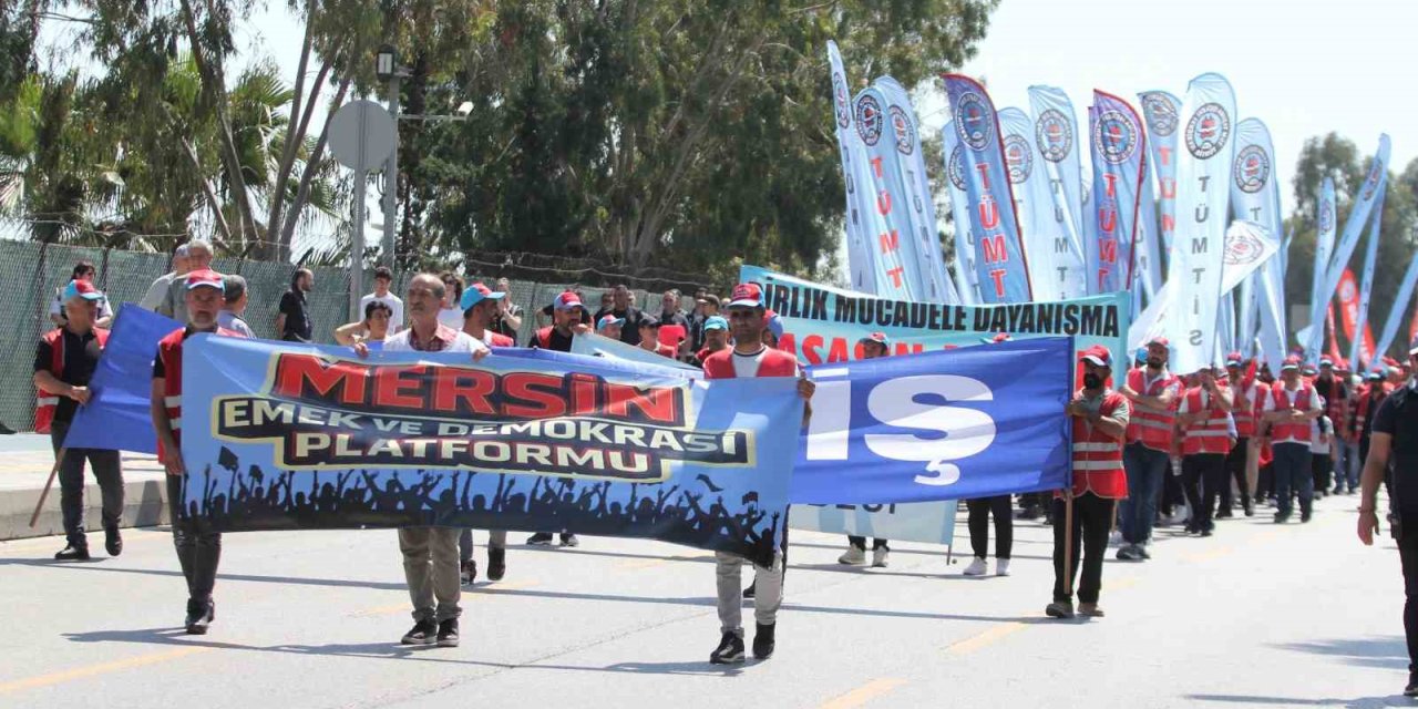 Mersin’de Emeğin Bayramı 1 Mayıs'ta coşkulu kutlama