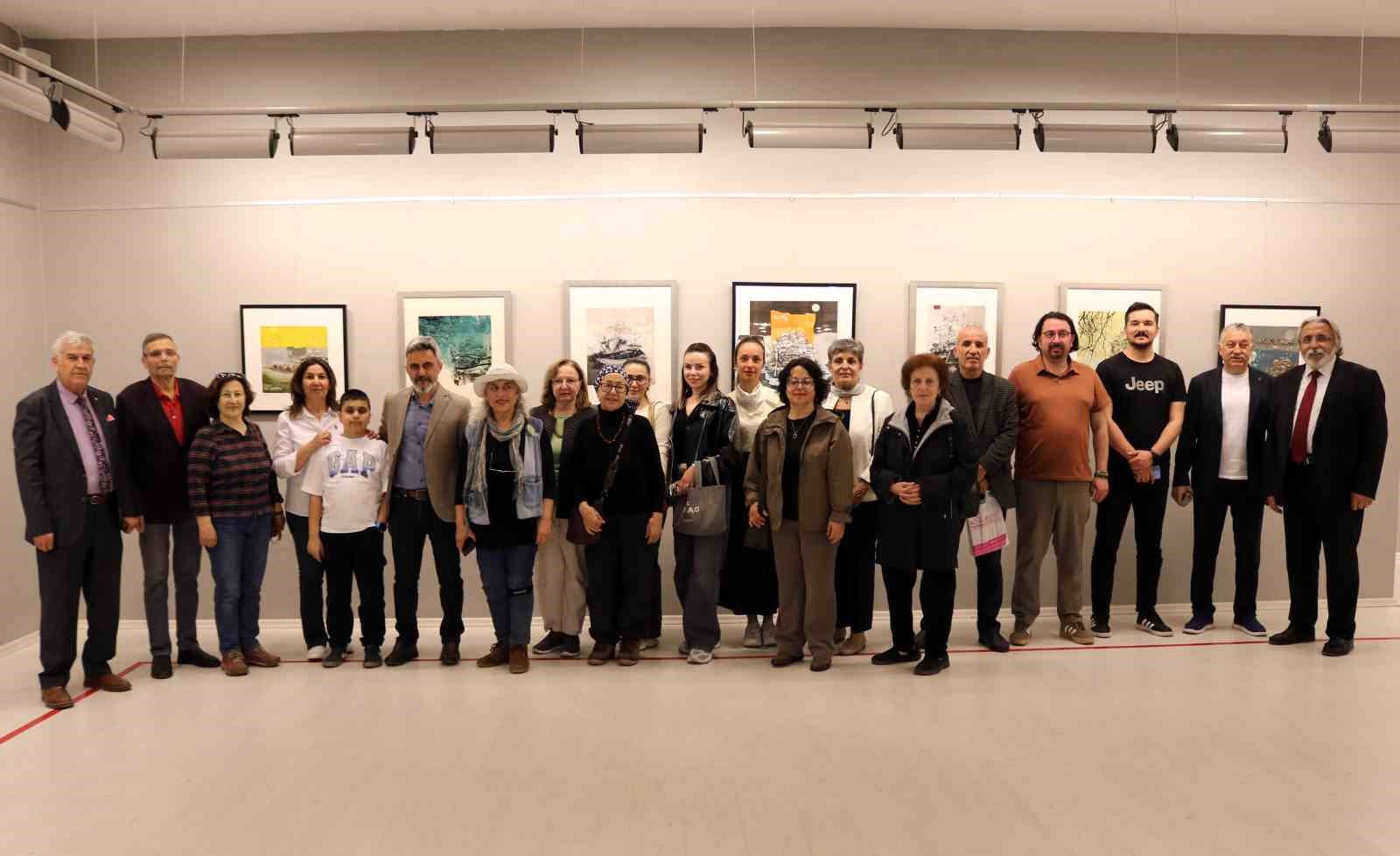 Prof. Dr. Yıldız, SANKO Sanat Galerisi’nde sergi açtı