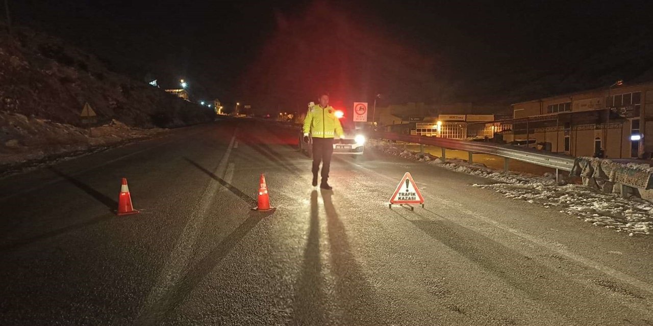 Tokat-Sivas kara yolu trafiğe kapandı