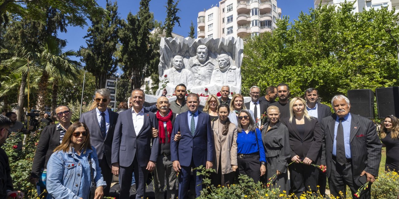 Deniz Gezmiş ve arkadaşları Mersin'de unutulmadı