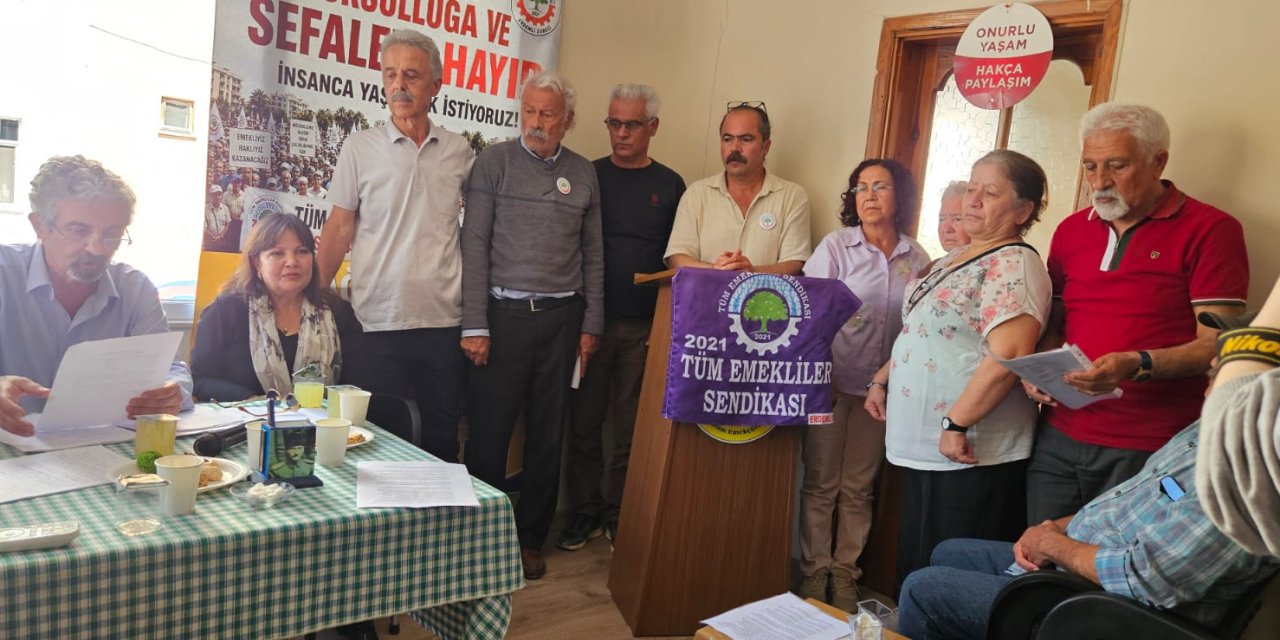 Tüm Emekliler Sendikası Erdemli Şubesi kongre yaptı