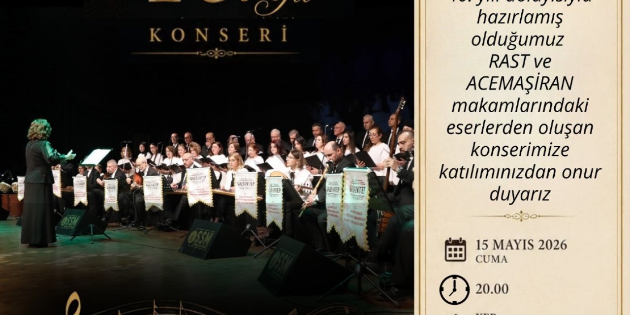 Gaziantep'te konser heyecanı