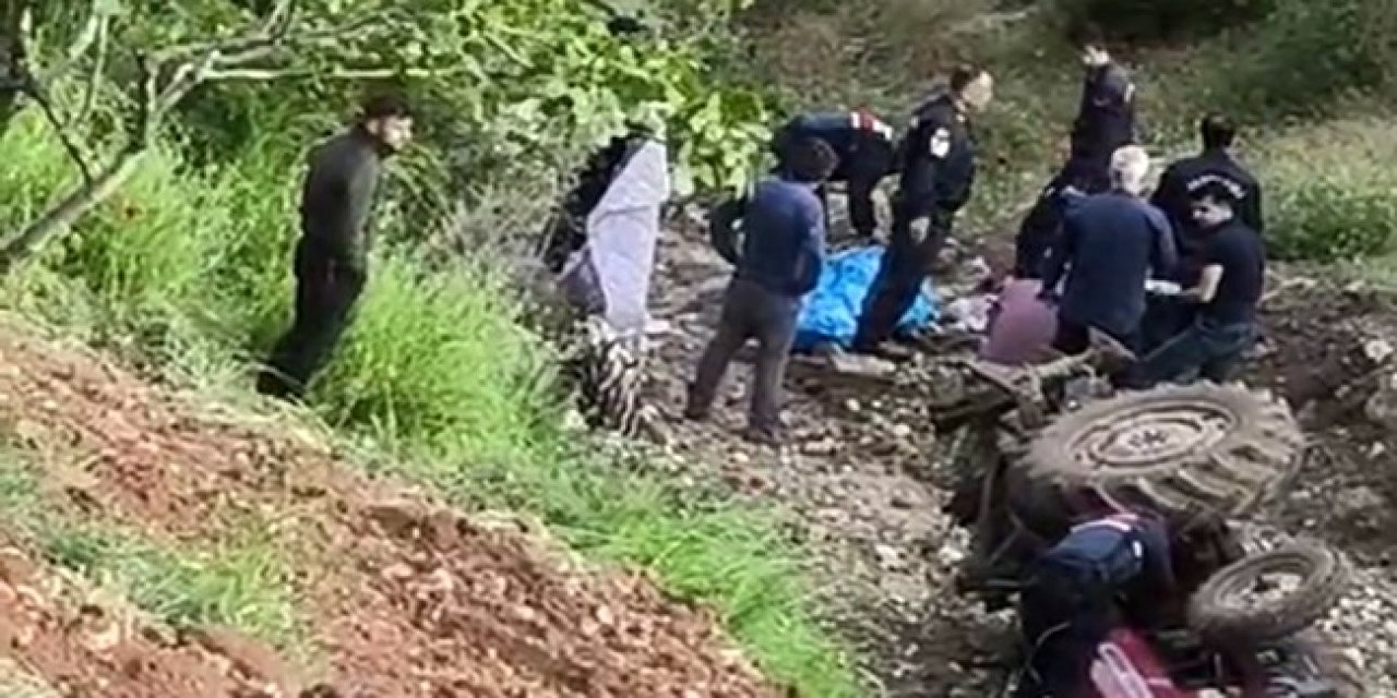 Gaziantep'te feci kaza, kullandığı traktörün altında kalarak hayatını kaybetti