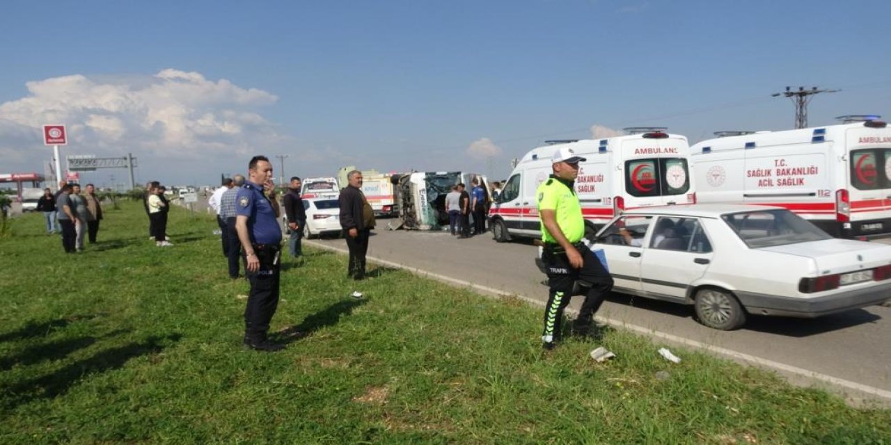 Kilis'te 3 araçlı zincirleme kaza: 8 yaralı