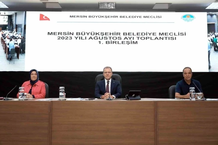 Mersin Büyükşehir Belediyesi Meclisi Toplandı