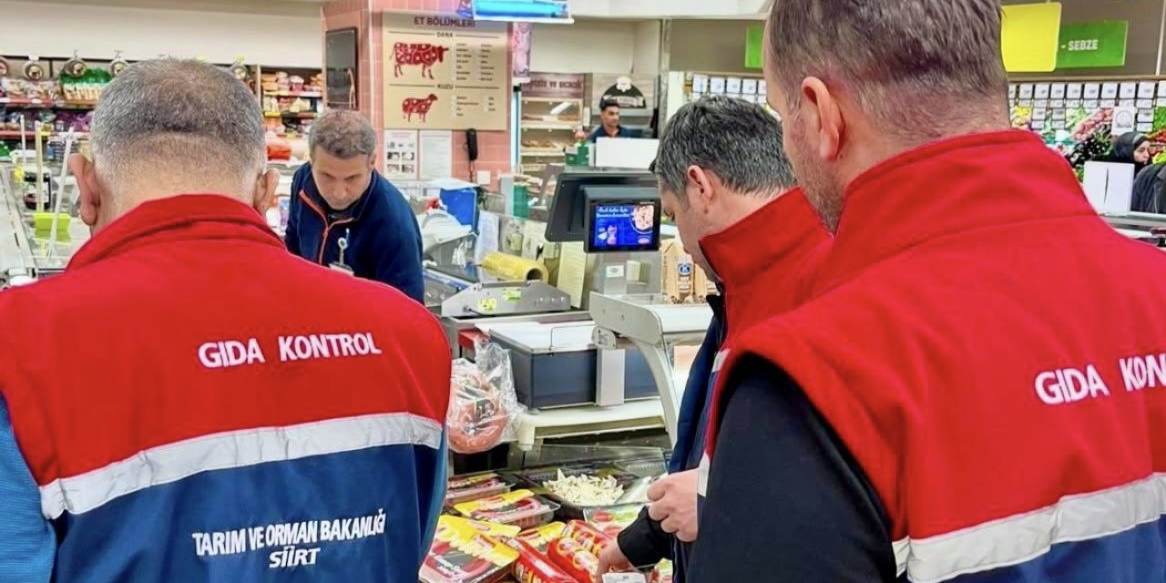 Siirt’te denetimler artırıldı fiyat ve etiketler inceleniyor