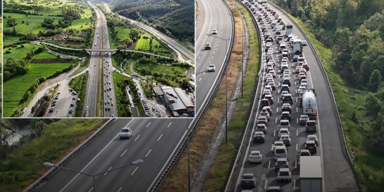 Tatil bitti dönüşler başladı, yollarda yoğun trafik var