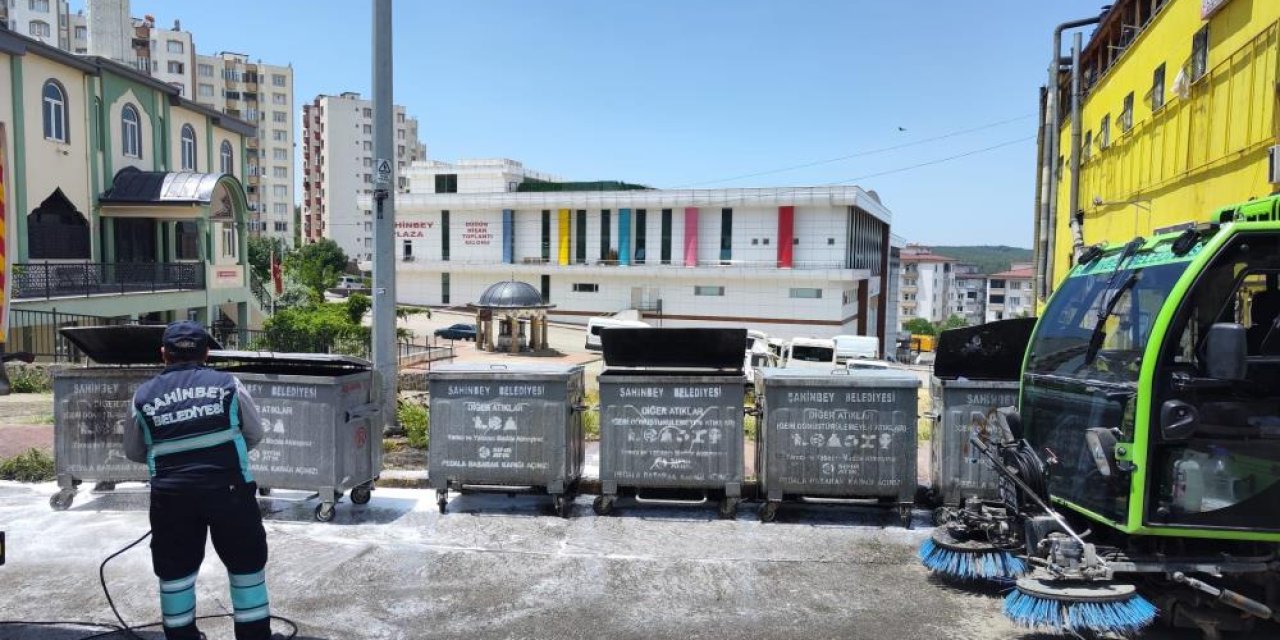 Şahinbey'de Bayram boyunca kesintisiz temizlik hizmeti