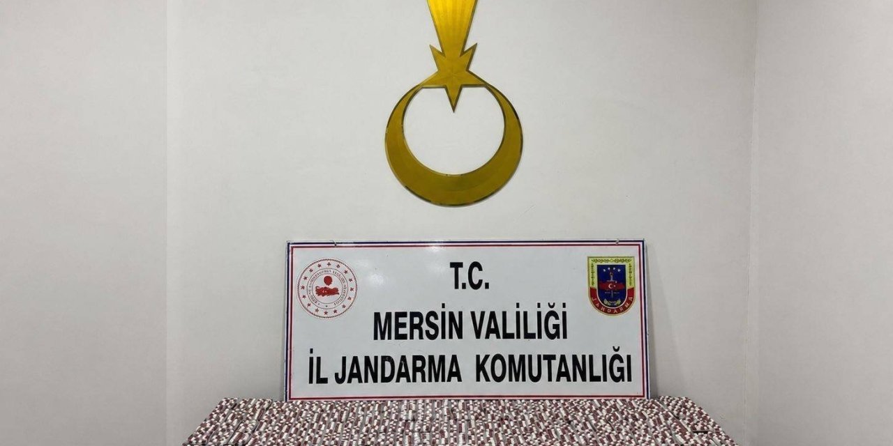 Mersin’de çok miktarda uyuşturucu hap ele geçirildi
