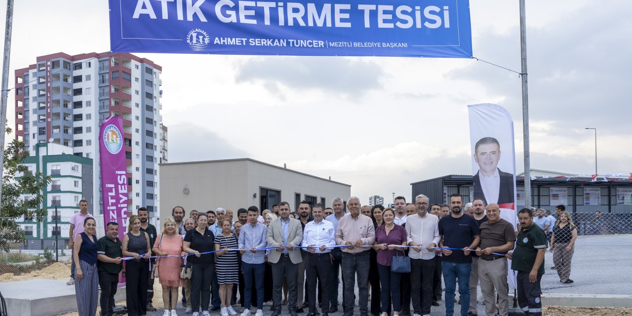 Mezitli’de çevre bilincine katkı, Atık Getirme Merkezi açıldı