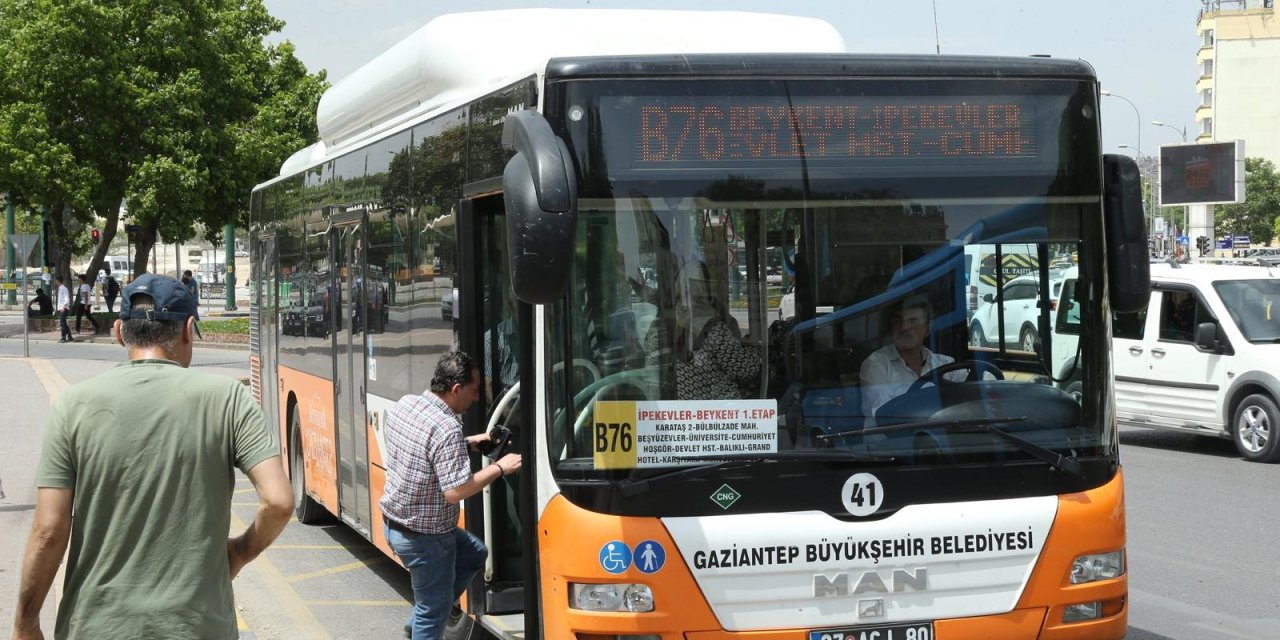 Gaziantep'te LGS'ye girecek öğrencilere ulaşım desteği