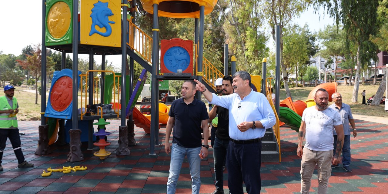 Çocuklar bu parkı çok sevecek, Toroslar ’da 3 Ocak Parkı yenileniyor