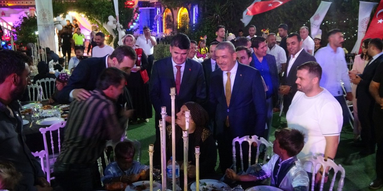 Kilis ve Gaziantep’te ortak sünnet şöleni