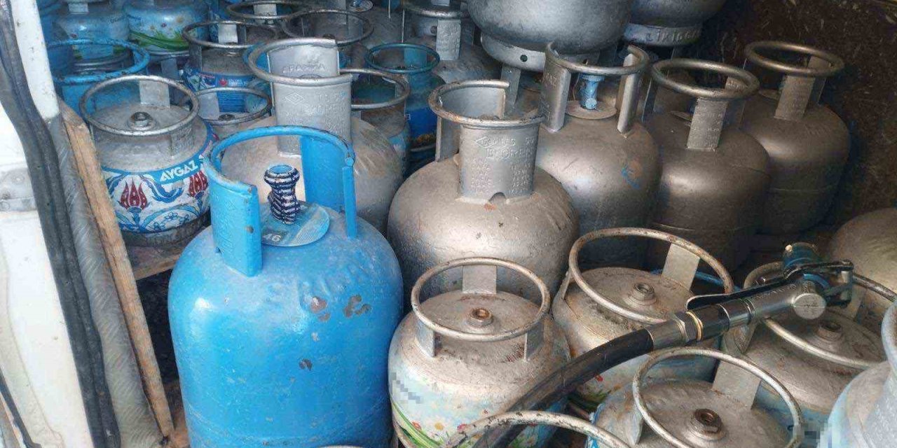 Şanlıurfa’da usulsüz tüp dolum tesisine baskın