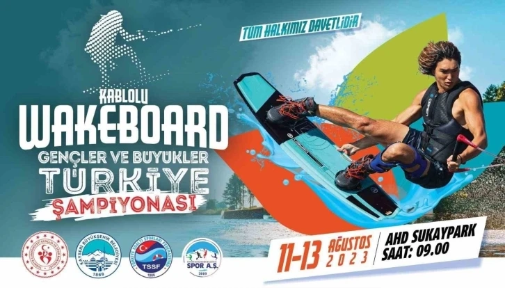 Kayseri, Spor A.Ş. Wakeboard Şampiyonasına Ev Sahipliği Yapıyor