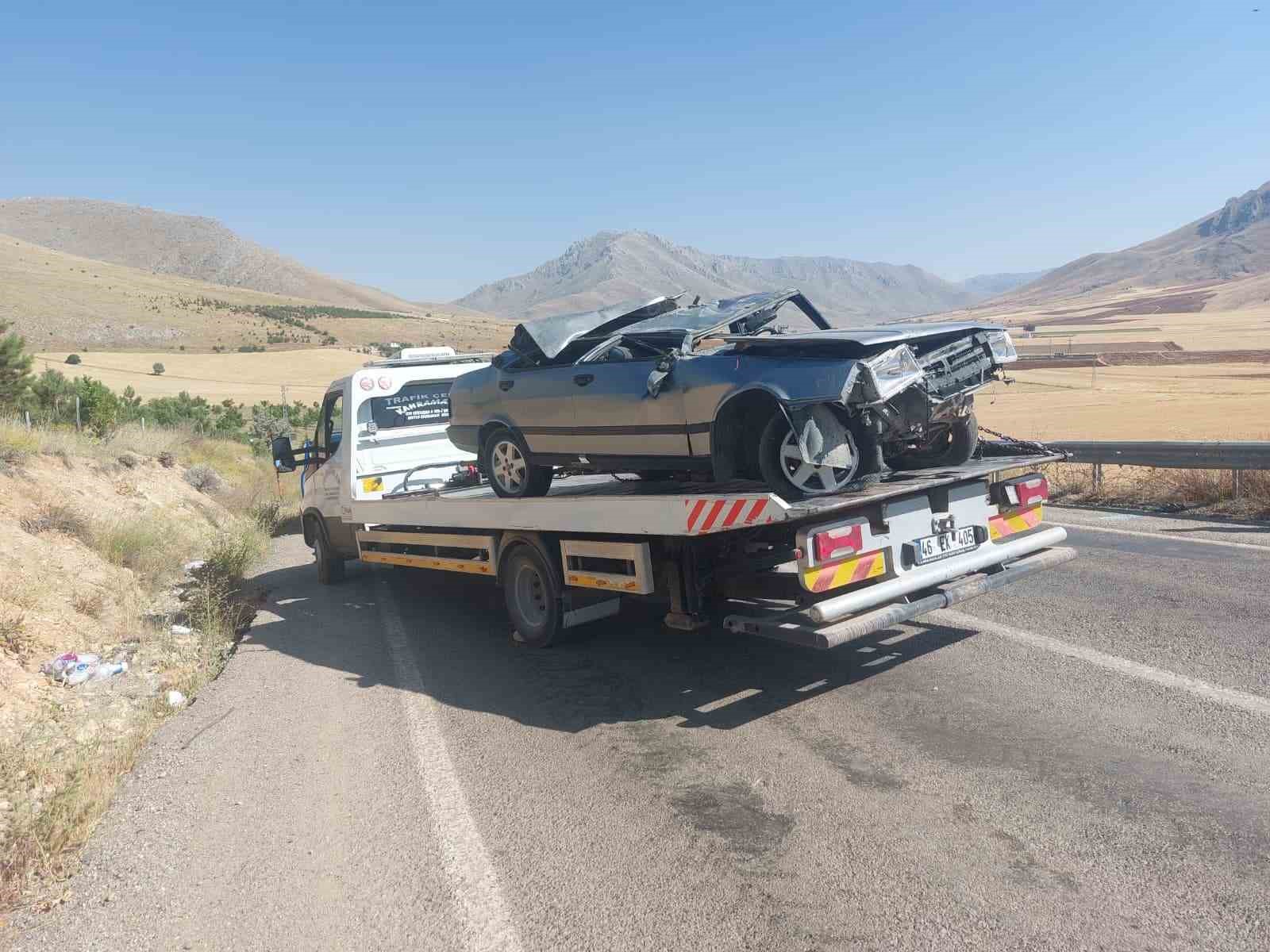 Elbistan’da trafik kazası: 1 yaralı