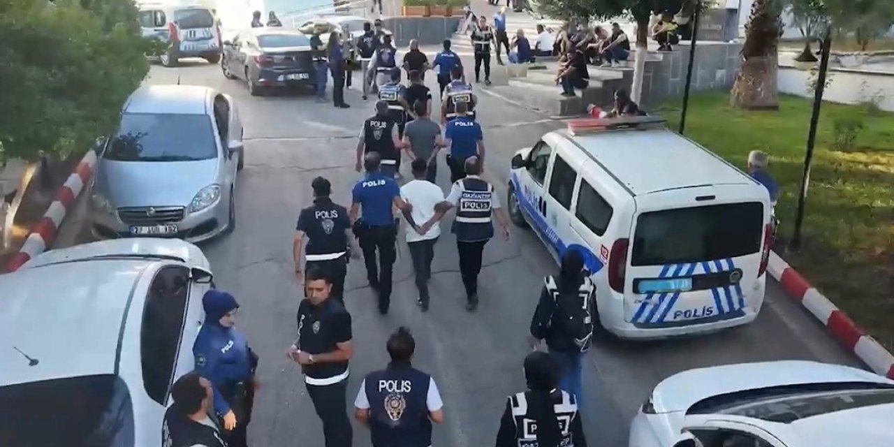 Gaziantep merkezli dev narkotik operasyonu 416 şüpheli tutuklandı