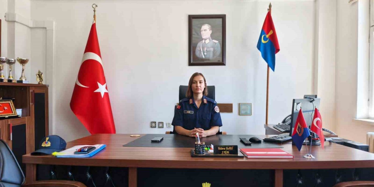 Tokat’ta ilk kez bir kadın ilçe jandarma komutanlığı görevine atandı