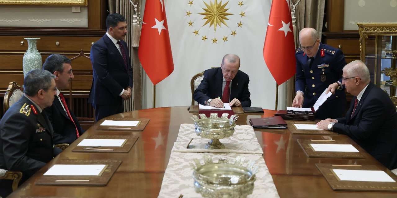 Gözler bu karardaydı: Erdoğan YAŞ kararlarını onayladı