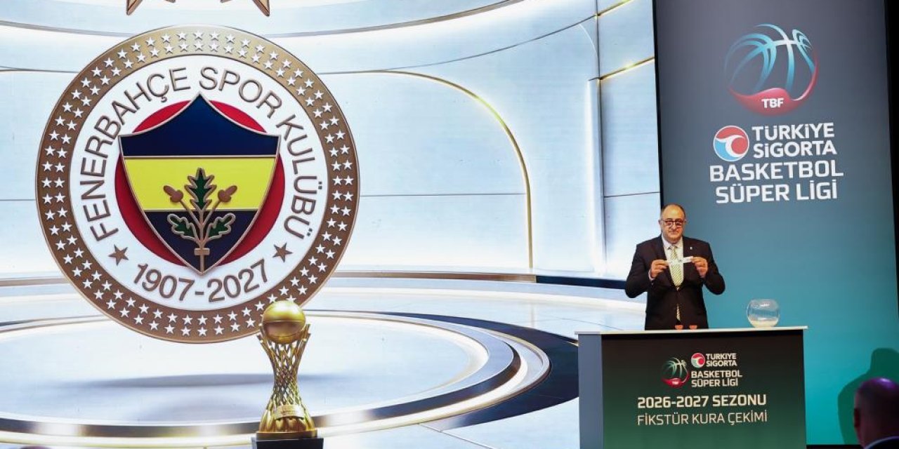Basketbol Süper Ligi’nde yeni sezonun fikstür kura çekimi yapıldı