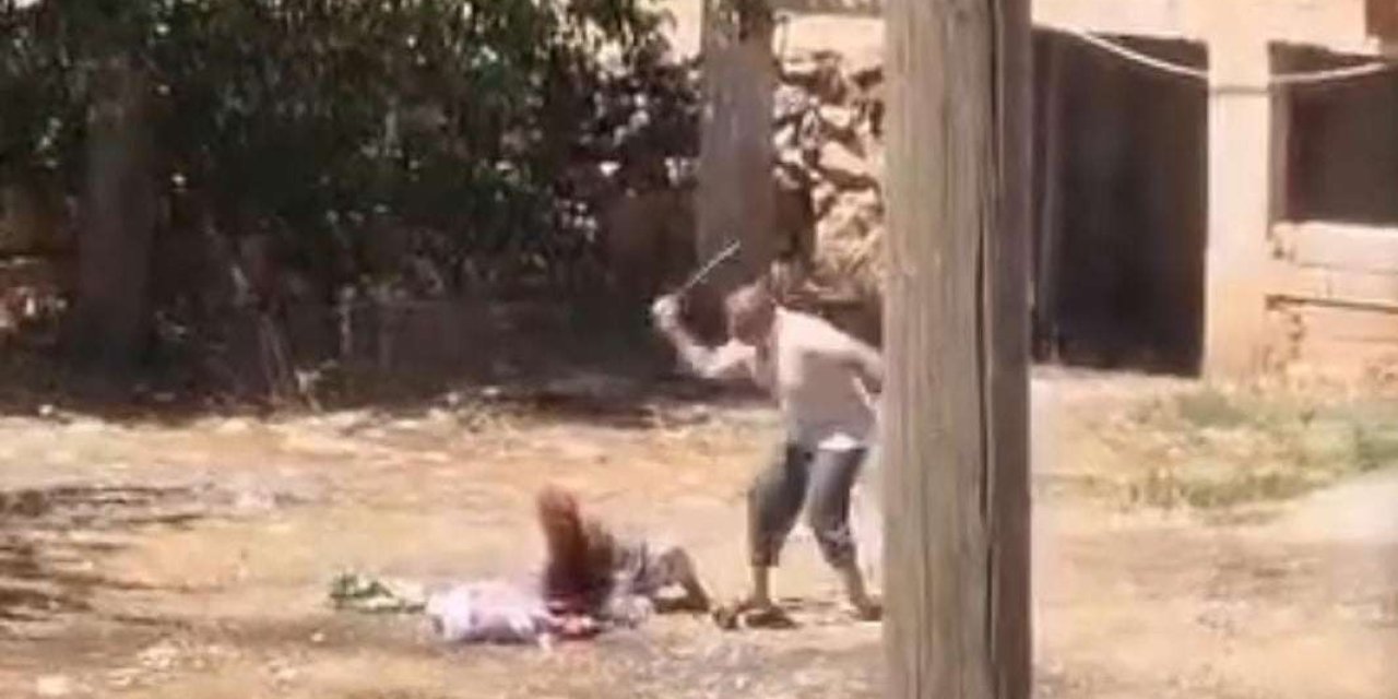 Şanlıurfa'da Anneye evlat dayağı, öldüresiye dövdü
