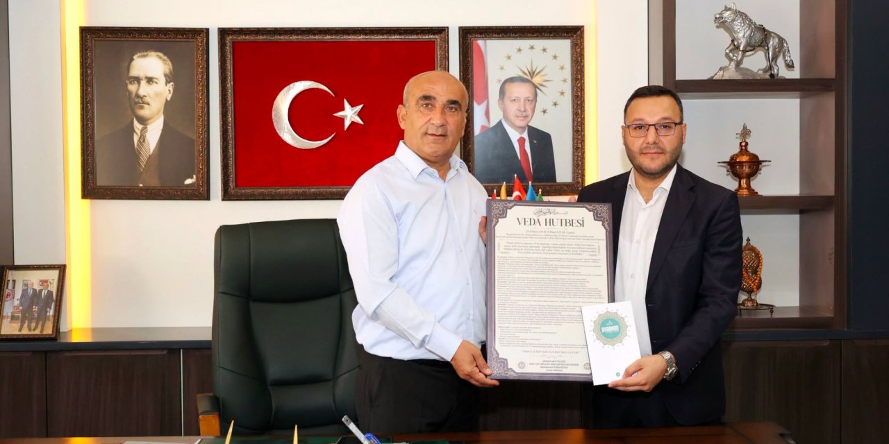 Araban müftüsünden belediye başkanına ziyaret
