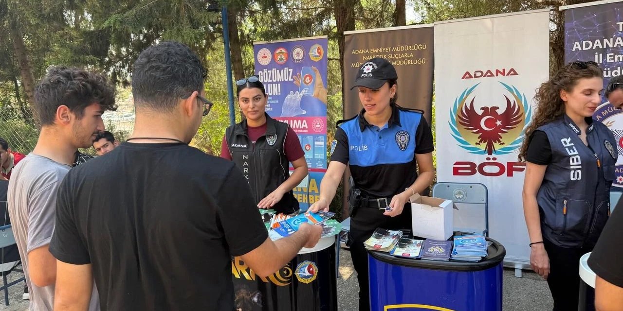 Adana Emniyet Müdürlüğünden öğrencilere bilgilendirme