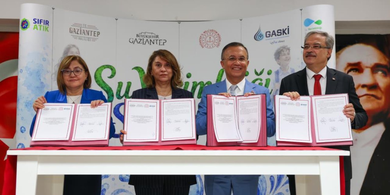 Gaziantep'te "Su Verimliliği Seferberliği" protokolü imzalandı