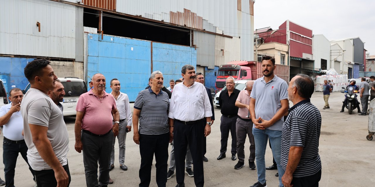 Belediye Başkanı Yıldız’dan hurdacı esnafına ziyaret