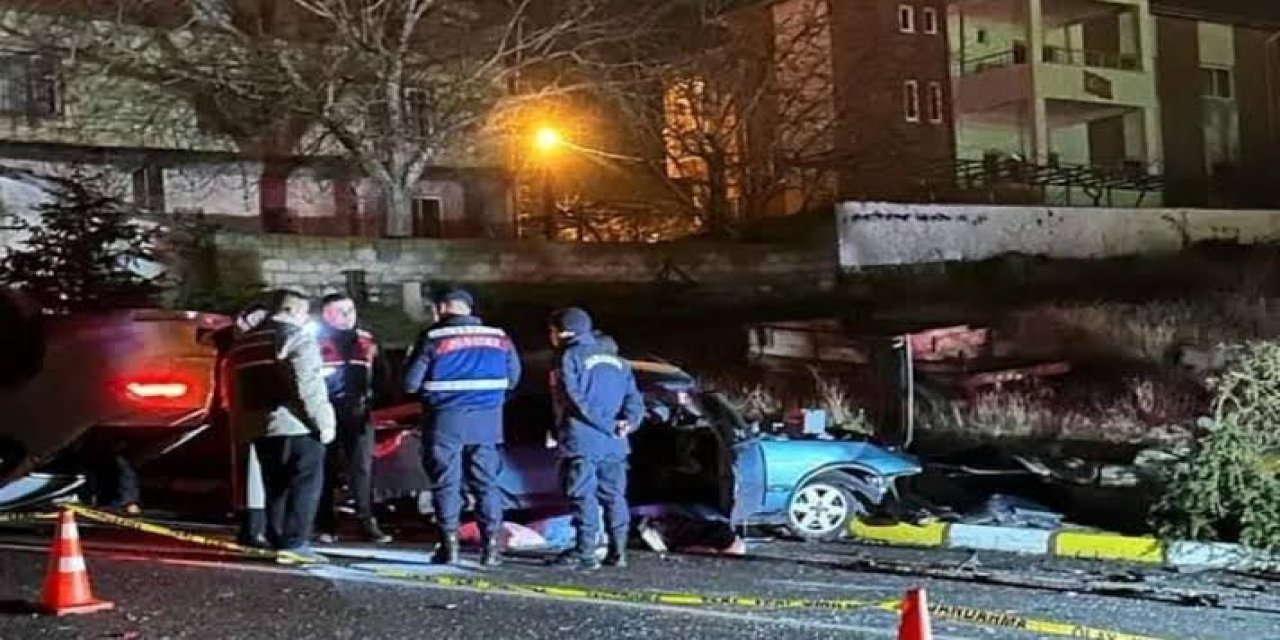 Üniversite yolunda feci kaza: 1 ölü, 3 yaralı