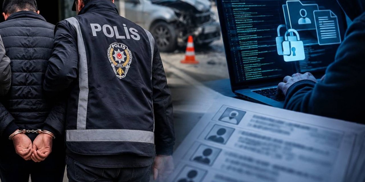 Trafik kazası geçiren vatandaşların kişisel verilerini kullanan yapıya operasyon