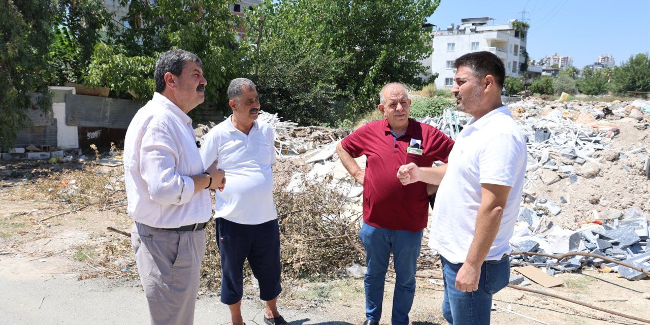 Toroslar'da moloz ve boş arsa temizliğinde randevu dönemi