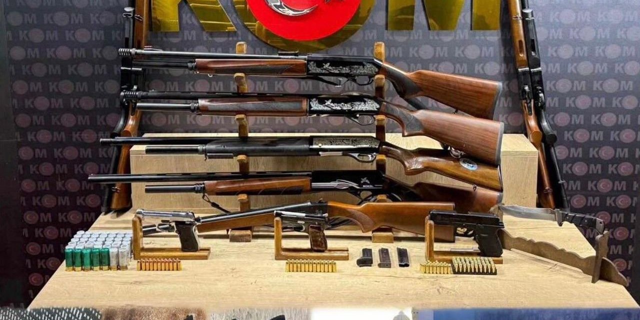 Kahramanmaraş’ta silah operasyonu: 7 gözaltı