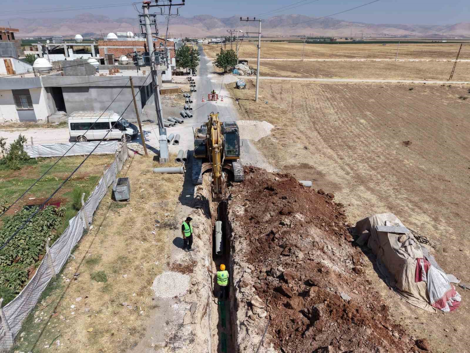 Kızıltepe’ye kanalizasyon yapılıyor