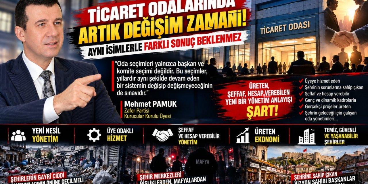 Mehmet Pamuk’tan Gaziantep oda seçimleri öncesi dikkat çeken çağrı